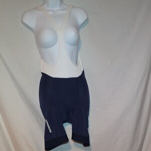 La Passione Women's Navy and White Cycling Bib Shorts